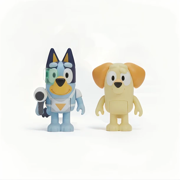 Bluey Surprise Blaster Suit 2 Figuras 3