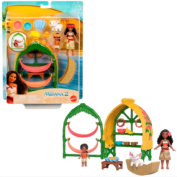 Moana 2 Casa de la aldea de Moana y Simea - JBT50 3