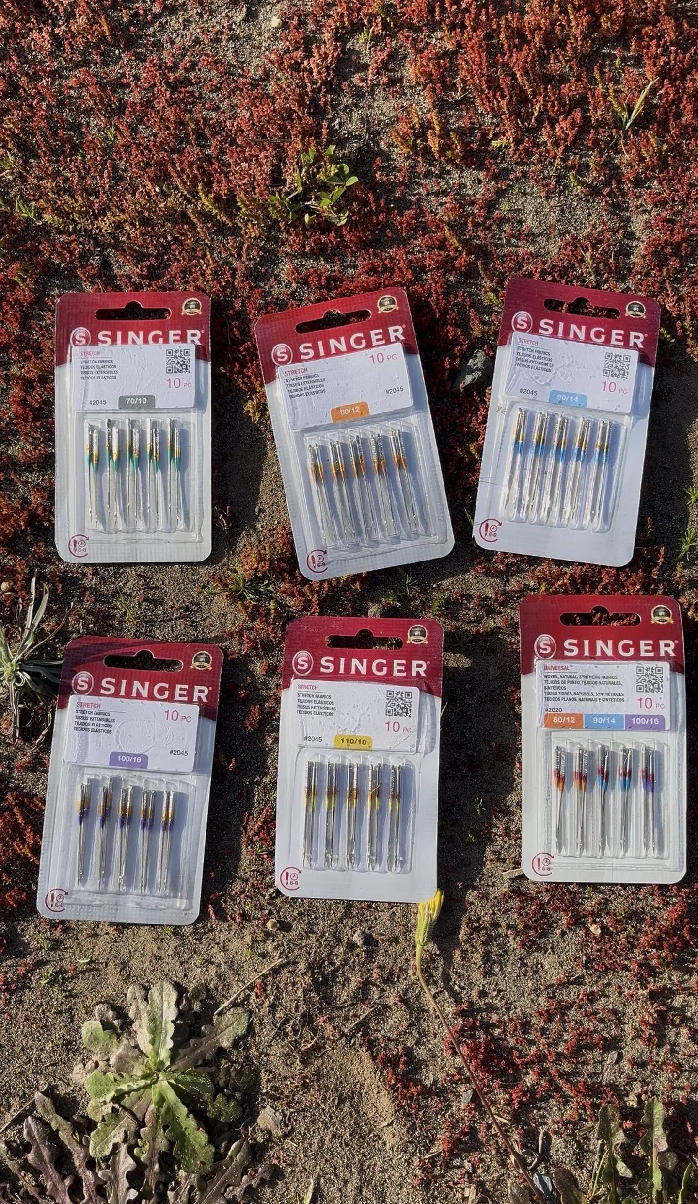 Agujas Máquina Coser Singer 1