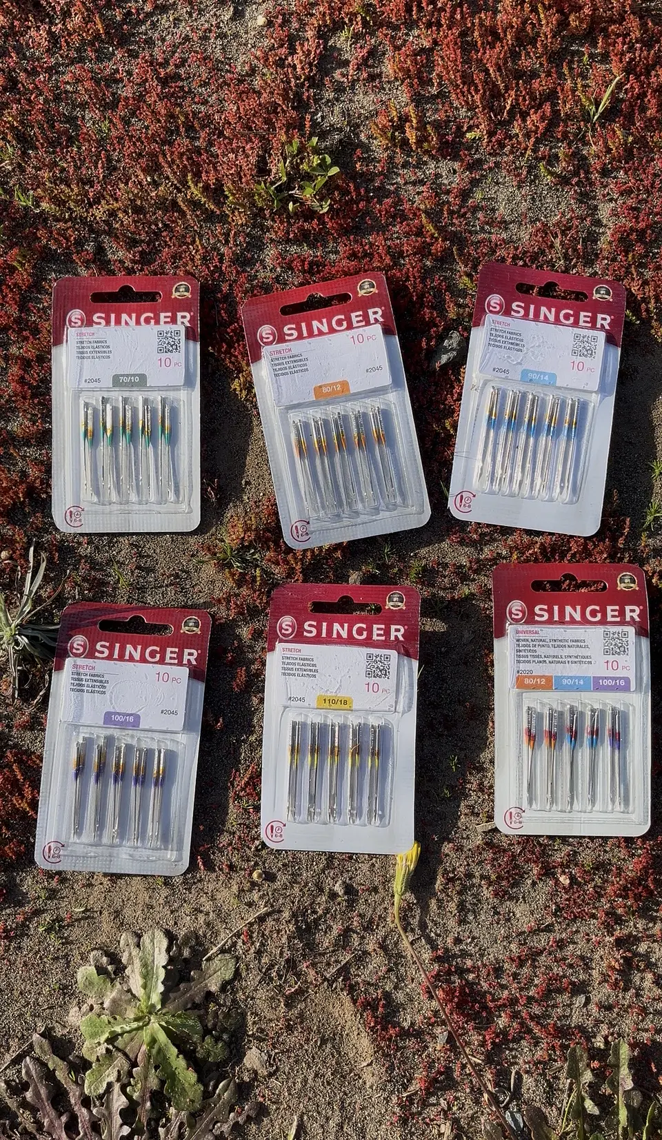 Agujas Máquina Coser Singer 1