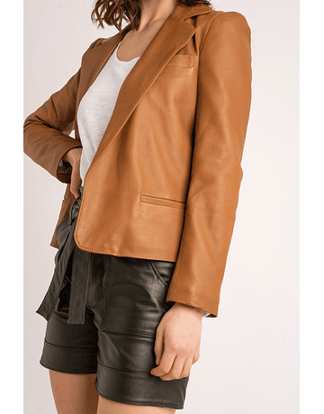 BLAZER CUERO CAMEL