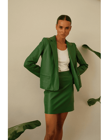 BLAZER CUERO VERDE PASTO