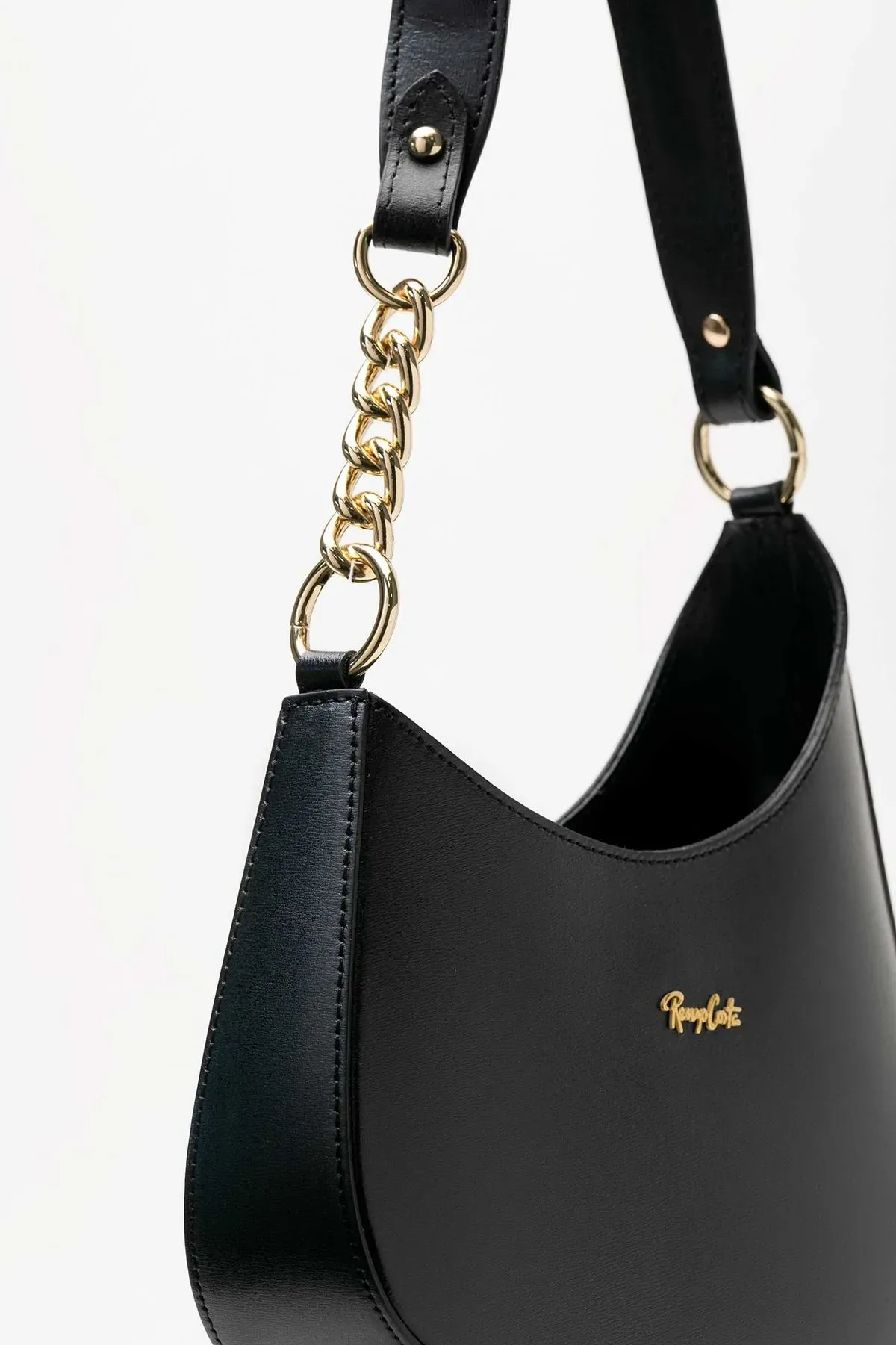 CARTERA CUERO HOBO CHAIN 4