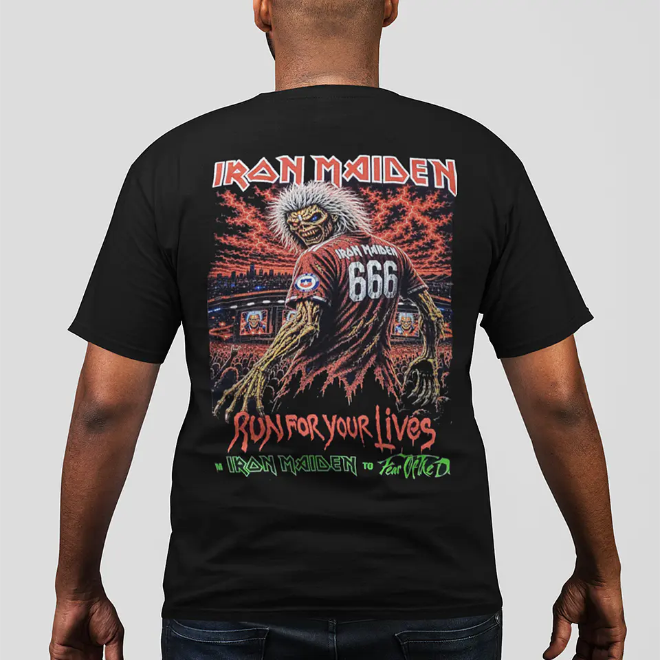 Polera Iron Maiden Chile 2026 5