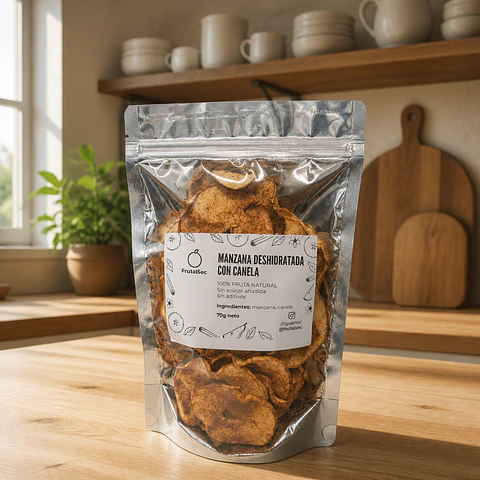 Snack Manzana Canela 70grs.