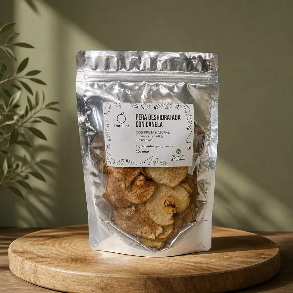 Snack Pera Canela 70grs. 1
