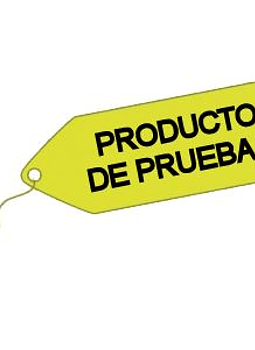 PRODUCTO DE PRUEBA