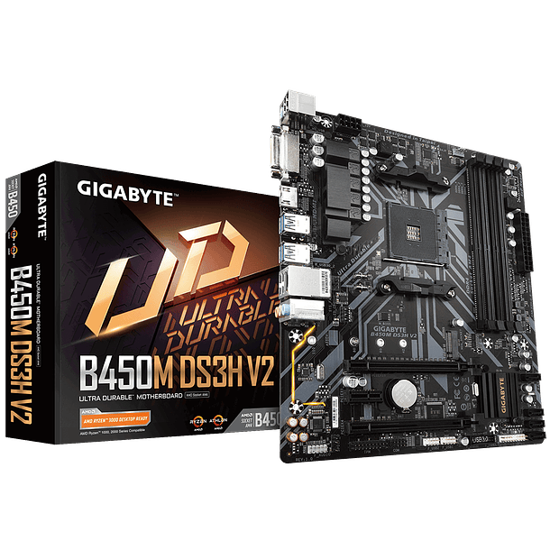 B450M DS3H V2 - GIGABYTE / AMD RYZEN 1