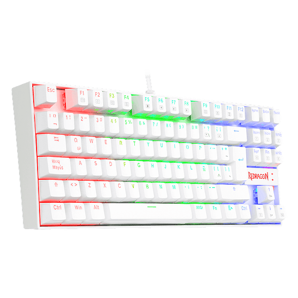 KUMARA RGB MECANICO WHITE - REDRAGON 4