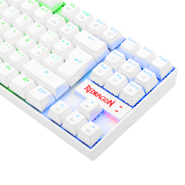 KUMARA RGB MECANICO WHITE - REDRAGON 6