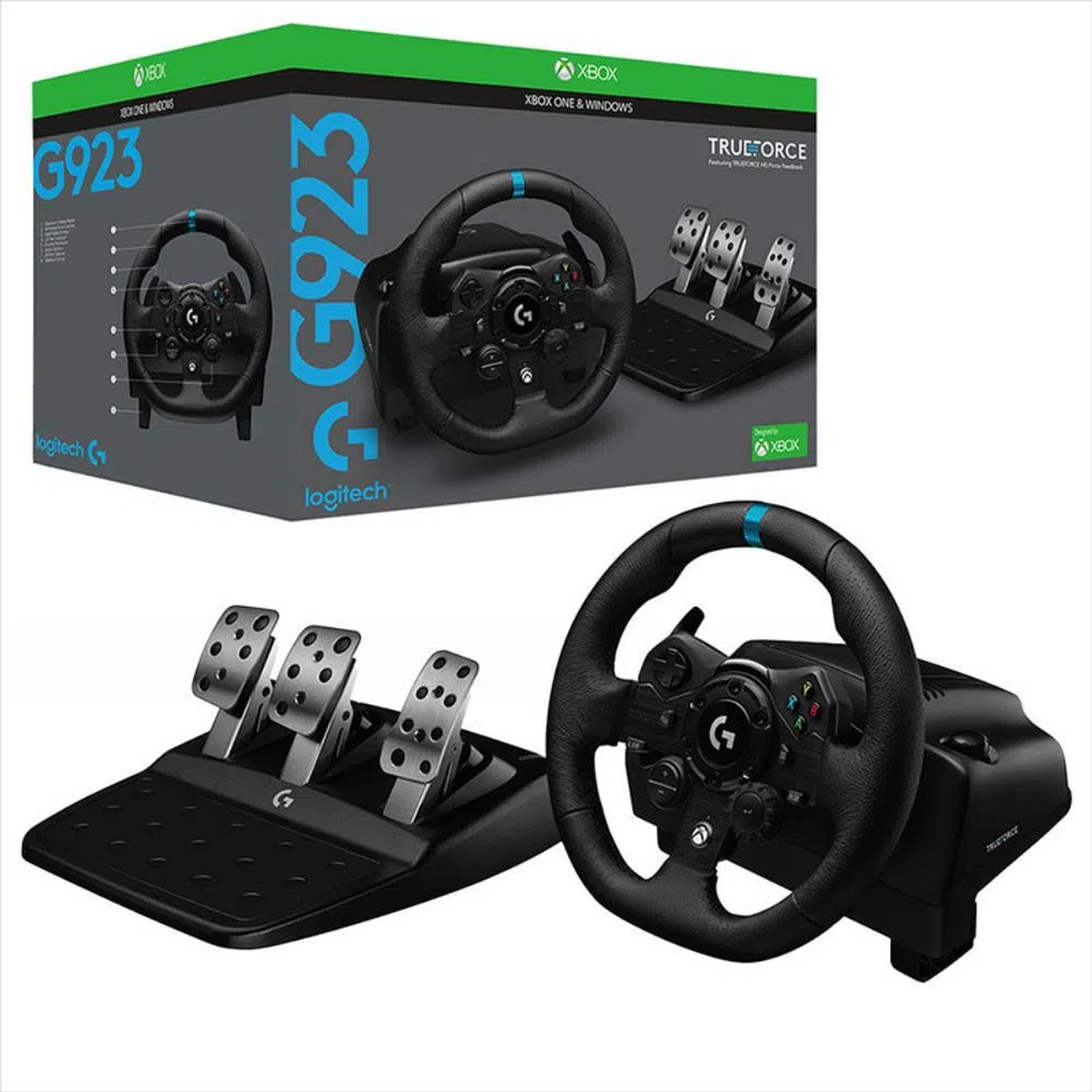 Combo Logitech G920 Timón, pedales para PC/ Xbox/Xbox one +