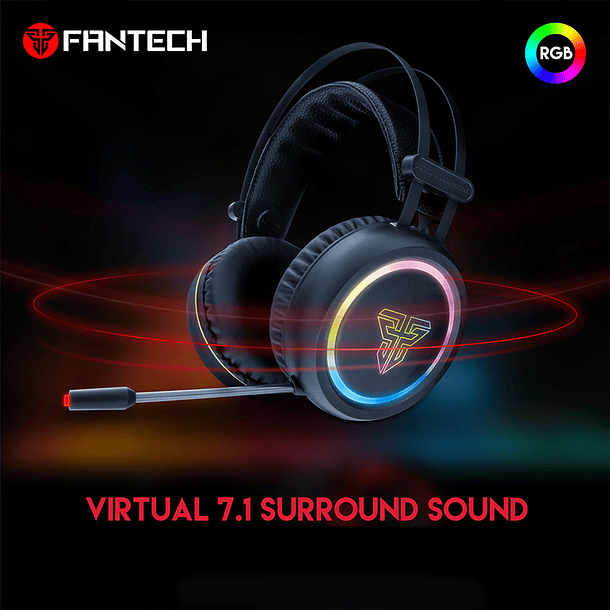 CAPTAIN HEADSETS RGB 7.1  - FANTECH 3