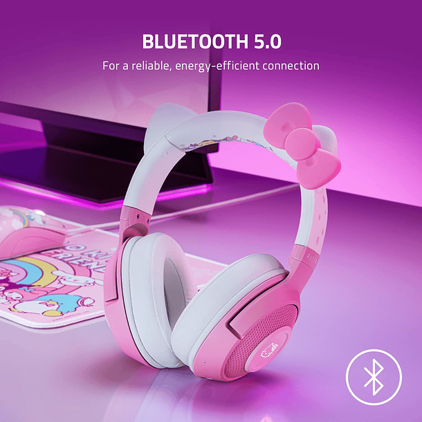 HEADSETS KITTY PINK BLUTOOTH - RAZER 3