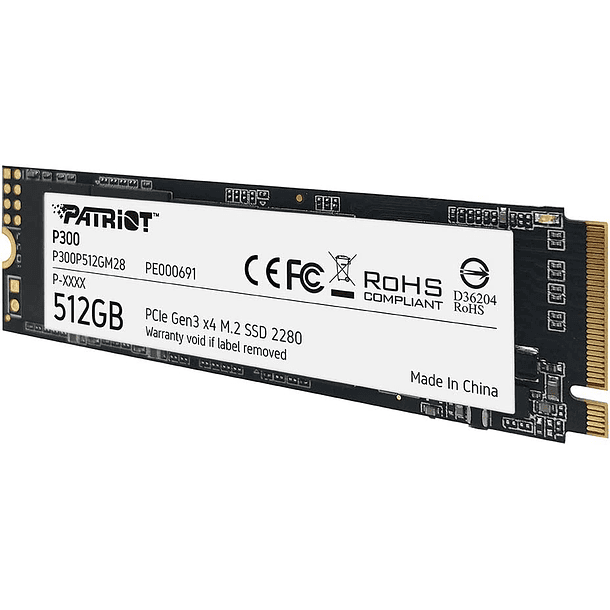 SOLIDO (M2) NVMe 512GB P300 - PATRIOT 2