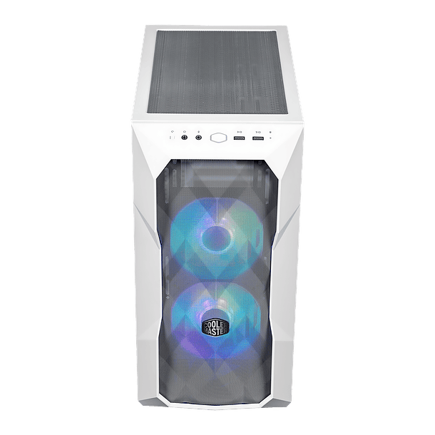 TD300 WHITE MESH + 2 FANS RGB - COOLER MASTER 2