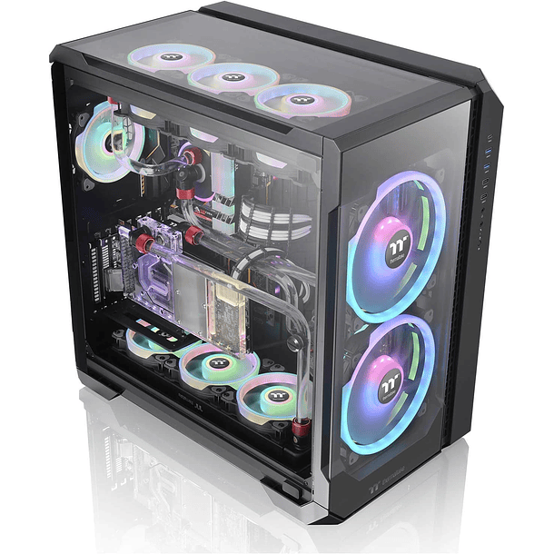 VIEW 51 BLACK + 2 FANS ARGB  - THERMALTAKE 2