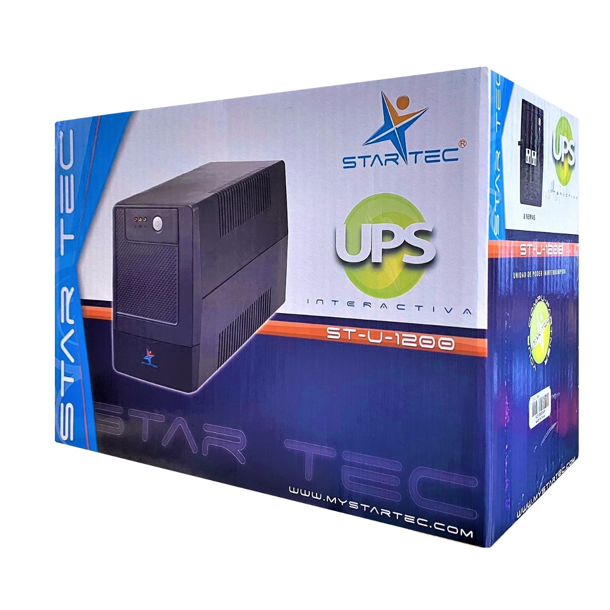 UPS 1200 VA / 600W - STARTEC | Tienda Gamer Medellin