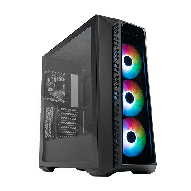 BOX 520 BLACK + 3 FANS ARGB - COOLER MASTER 1