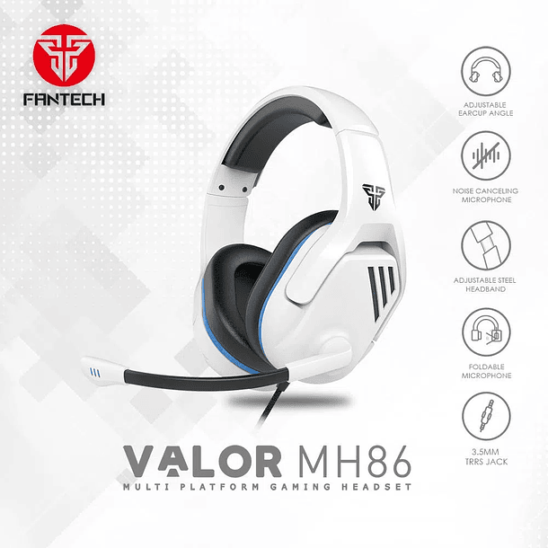 VALOR GAMING MULTIPLATAFORMA WHITE - FANTECH 5