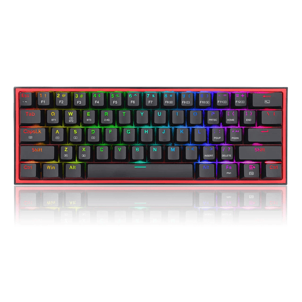 FIZZ BLACK MECANICO RGB - REDRAGON 2