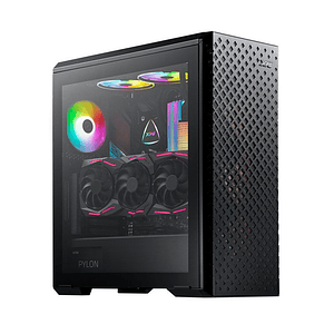 DEFENDER PRO BLACK + 3 FANS ARGB - XPG