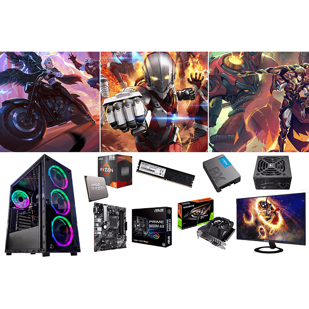 SUPER OFERTA / RYZEN 5 5600G + GTX 1650 