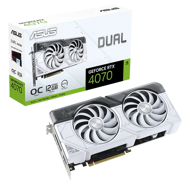 ✔️ RTX 4070 DUAL OC WHITE 12G - ASUS 1