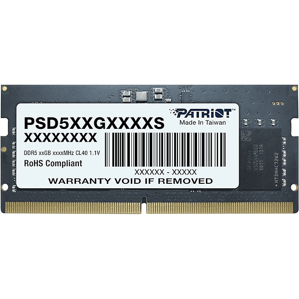 MODULO PORTATIL DDR5 16G (5600MHZ) - PATRIOT 