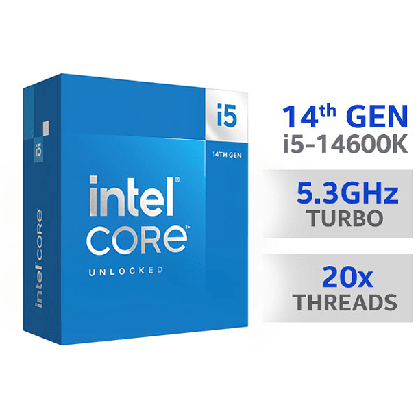 INTEL CORE I5 14600K / 14 NUCLEOS - 20 HILOS 5,3GHZ 