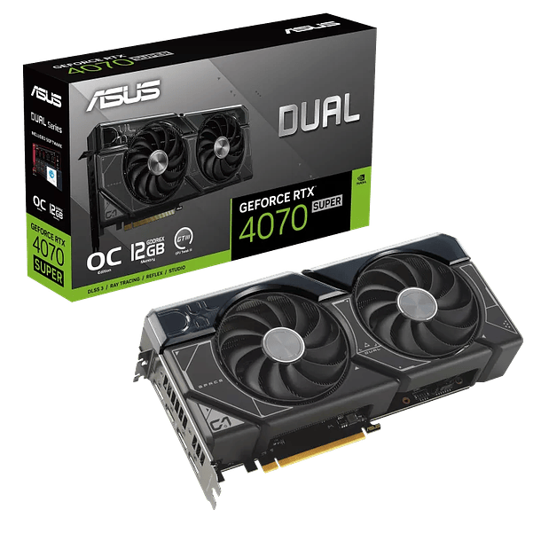 ✔️ RTX 4070 SUPER DUAL OC 12G - ASUS 1