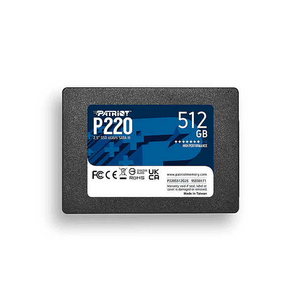  SOLIDO SATA (SSD) 512GB - PATRIOT P220 