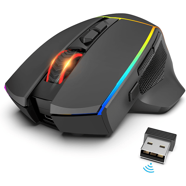 AXE PRO INALAMBRICO RGB - REDRAGON 6