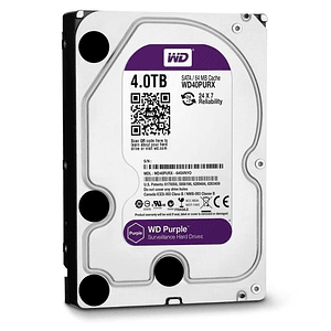 4 TERAS HDD - CAVIAR PURPURA 24/7 - WESTERN DIGITAL