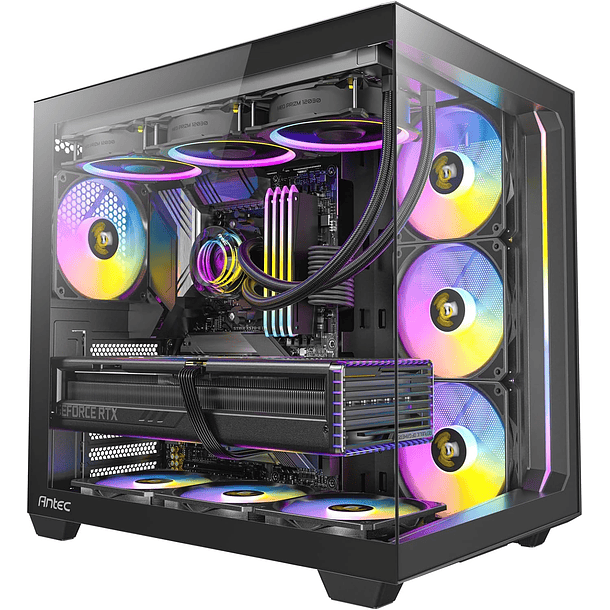 C5 CRYSTAL + 7 FANS ARGB NEGRO - ANTEC 1