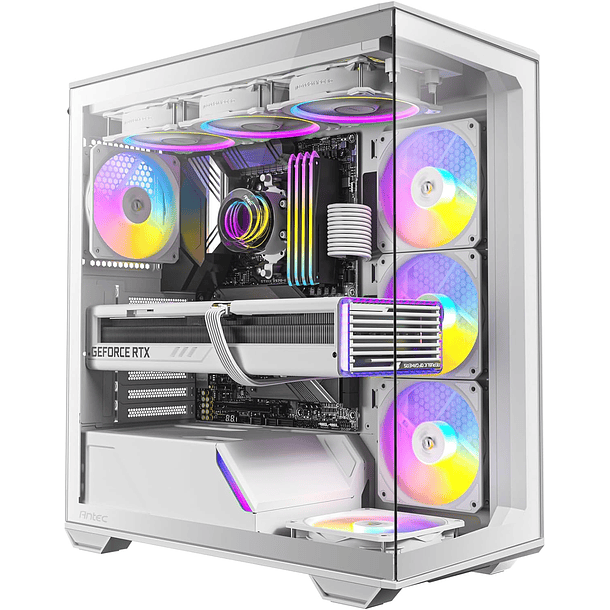 C3 CRYSTAL + FANS ARGB / BLANCO - ANTEC 1