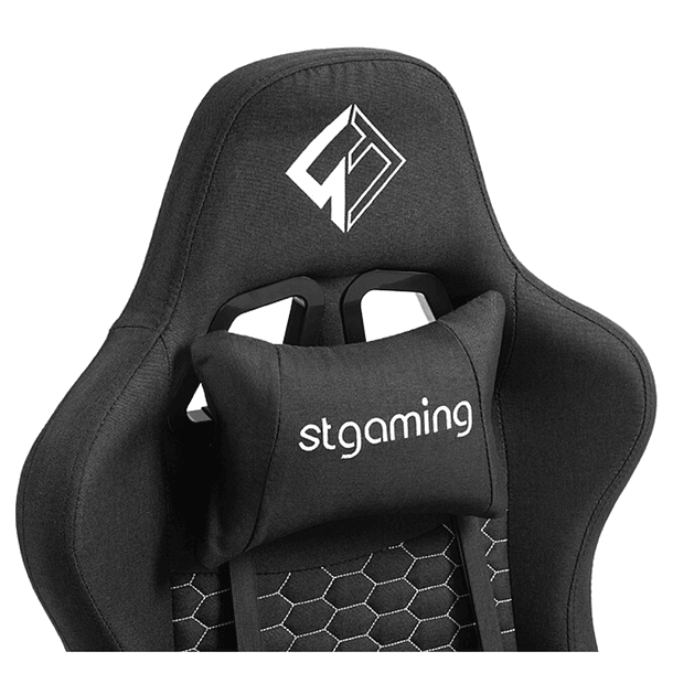 SILLA FORZA T20 TELA NEGRA - ST GAMING 4