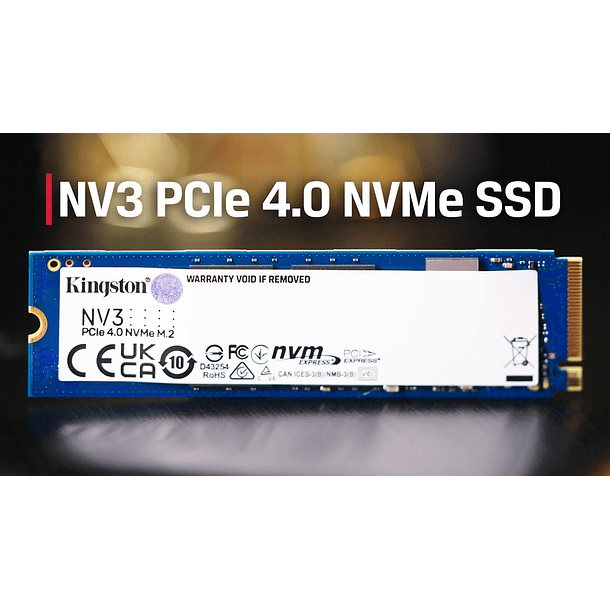 SSD (M2) NVMe 2TB NV3 - KINGSTON 