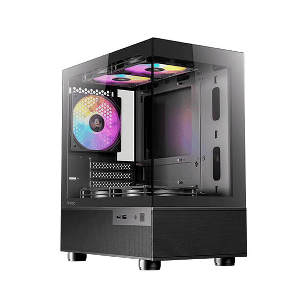 CX200M ELITE BLACK + 5 FANS RGB FIJO - ANTEC 1