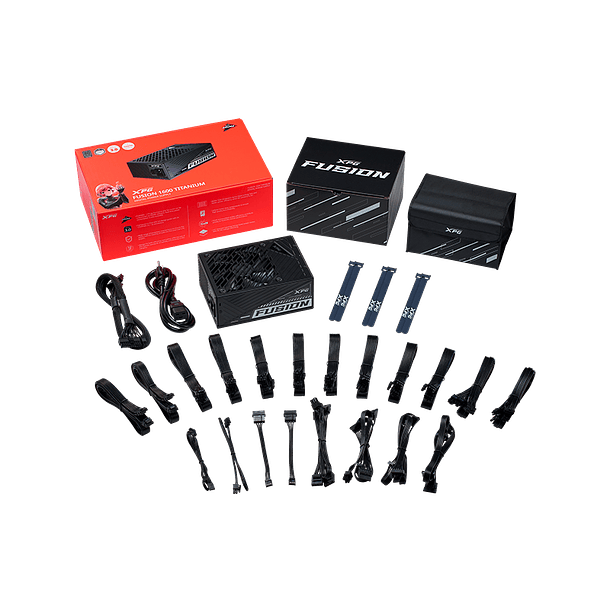 FUENTE REAL 1600W FUSION TITANIUM 80 PLUS - XPG 4