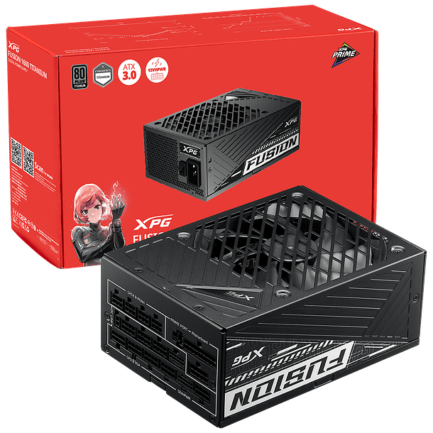 FUENTE REAL 1600W FUSION TITANIUM 80 PLUS - XPG 1