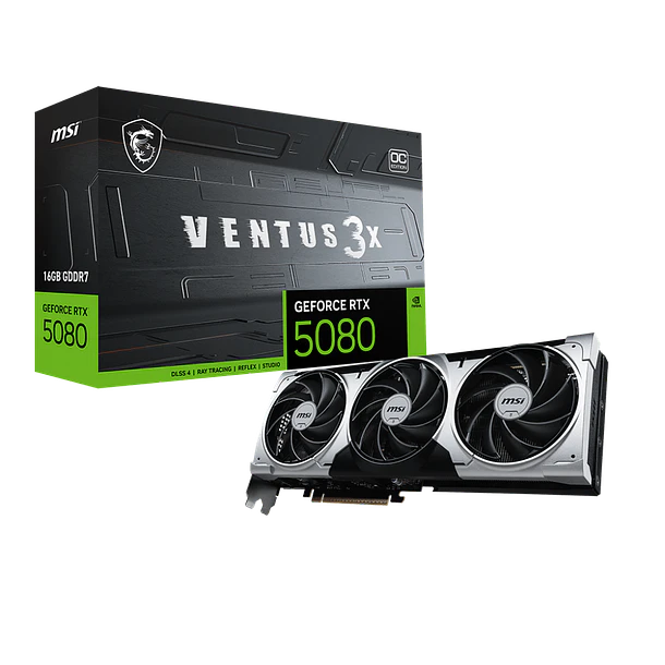 ✔️ RTX 5080 VENTUS 3X OC PLUS 16GBS - MSI 1