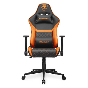 SILLA ARMOR ONE V2 NARANJA CUERO - COUGAR