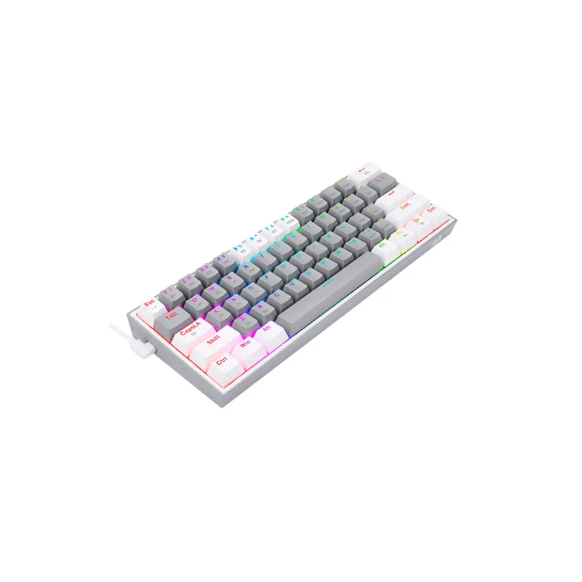 FIZZ PRO RGB GRIS BLANCO MECANICO - REDRAGON