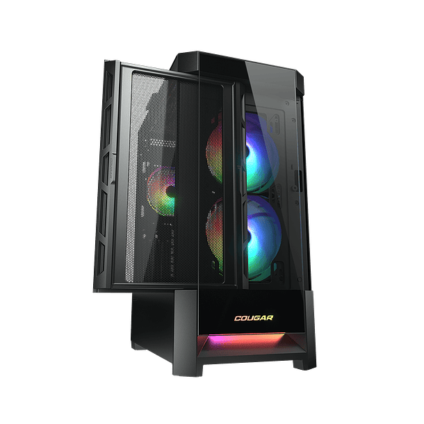 DUOFACE BLACK + 3 FANS ARGB - COUGAR 2