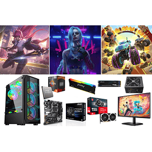 COMBO / RYZEN 5 5600X + RX 7600