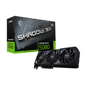 ✔️ RTX 5080 SHADOW 3X OC 16GBS - MSI