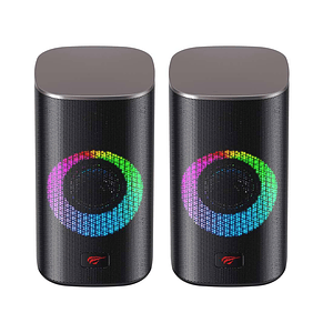 PARLANTES DUO GAMENOTE RGB - HVT