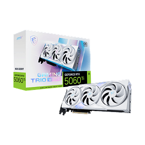 ✔️ RTX 5060 TI GAMING TRIO OC 3X RGB 8GBS WHITE - MSI