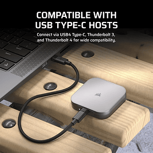 SOLIDO EXTERNO 1TB USB-C EX400U - CORSAIR