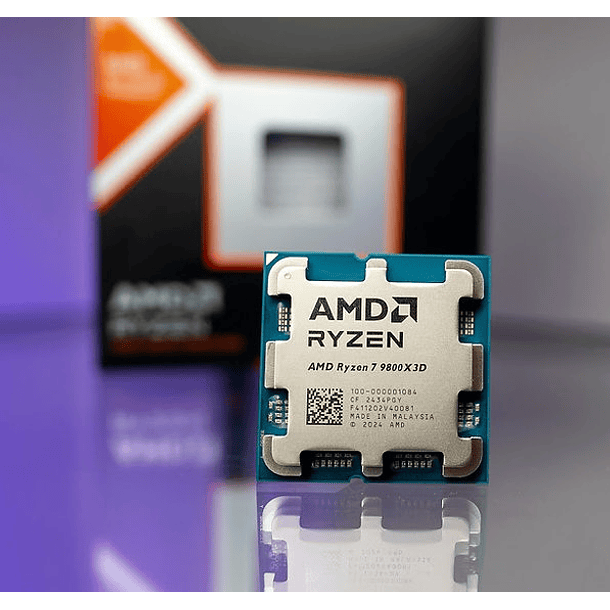 RYZEN 7 9800X 3D / 8 NUCLEOS - 16 HILOS A 5.2GHZ 4